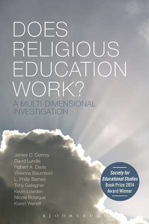 Does Religious Education Work?: A Multi-dimensional Investigation de Professor James C. Conroy