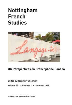 UK Perspectives on Francophone Canada de Rosemary Anne Chapman