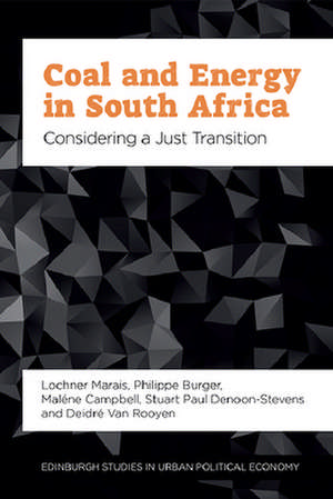 Coal and Energy in South Africa de MARAIS LOCHNER