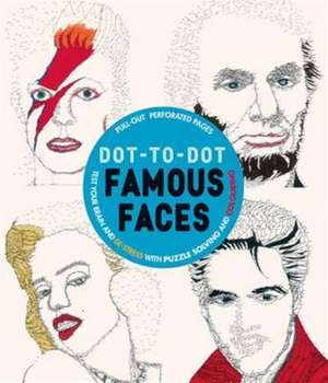 Dot-to-Dot Famous Faces de Any Puzzle Media Ltd.