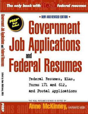 Government Job Applications and Federal Resumes de Anne McKinney