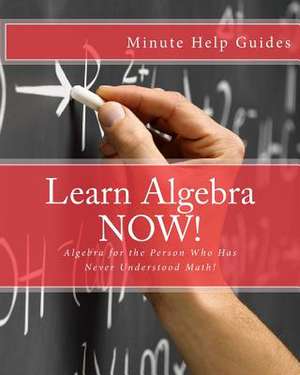 Learn Algebra Now! de Minute Help Guides