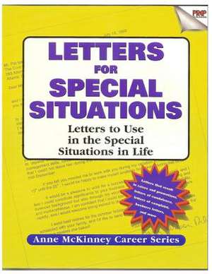 Letters for Special Situations de Anne McKinney