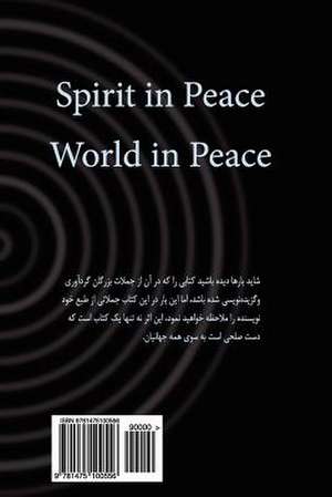 Spirit in Peace, World in Peace (Persian Edition) de Mohammadreza Asekhi