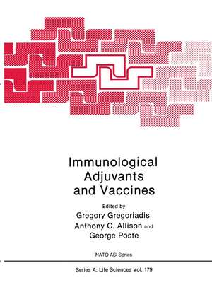 Immunological Adjuvants and Vaccines de Gregory Gregoriadis