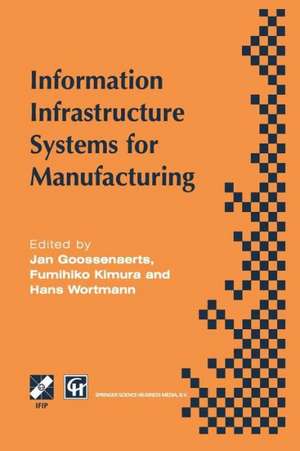 Information Infrastructure Systems for Manufacturing: Proceedings of the IFIP TC5/WG5.3/WG5.7 international conference on the Design of Information Infrastructure Systems for Manufacturing, DIISM ’96 Eindhoven, the Netherlands, 15–18 September 1996 de Jan Goossenaerts