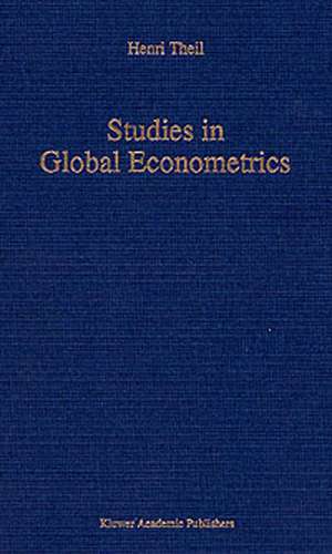 Studies in Global Econometrics de H. Theil