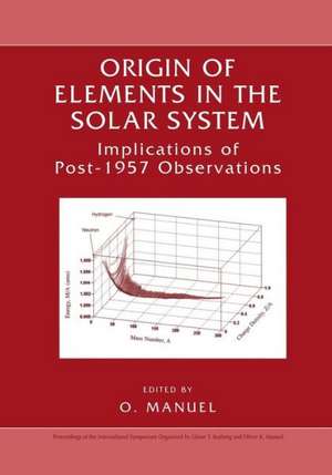 Origin of Elements in the Solar System: Implications of Post-1957 Observations de Oliver K. Manuel