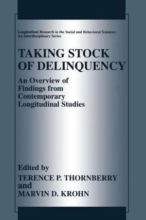 Taking Stock of Delinquency: An Overview of Findings from Contemporary Longitudinal Studies de Terence P. Thornberry