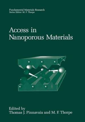 Access in Nanoporous Materials de T.J. Pinnavaia