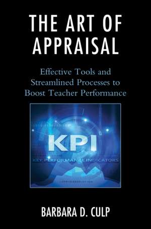 ART OF APPRAISAL EFFECTIVE TOOPB de Barbara D. Culp