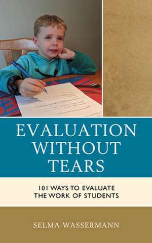 EVAULATION WITHOUT TEARS101 WPB de Selma Wassermann