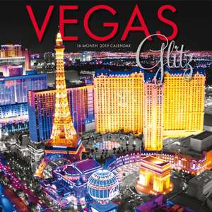 VEGAS GLITZ 2019 SQUARE WALL CALENDAR de GRAPHIQUE