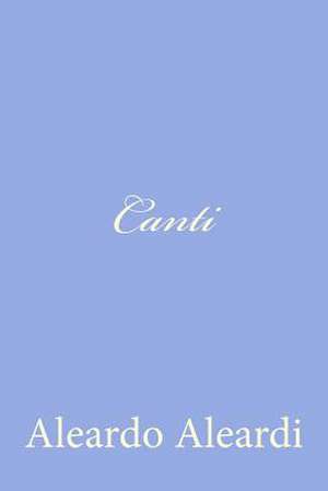 Canti de Aleardo Aleardi