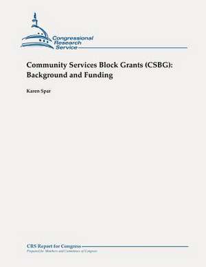 Community Services Block Grants (Csbg) de Karen Spar