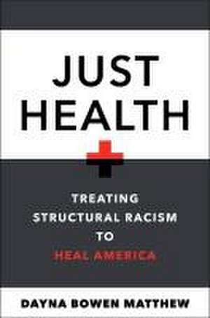 Just Health – Treating Structural Racism to Heal America de Dayna Bowen Matthew