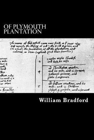 Of Plymouth Plantation de William Bradford