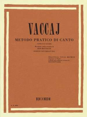 Practical Vocal Method (Vaccai) - High Voice de N. Vaccai