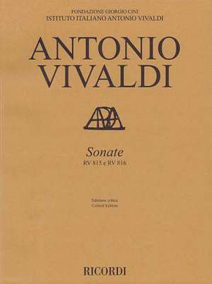 Sonate RV 815 E RV 816 de Vivaldi, Antonio