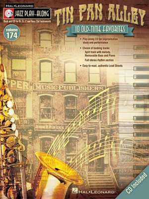 Tin Pan Alley: Jazz Play-Along Volume 174 de Hal Leonard Publishing Corporation