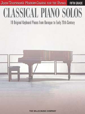 Classical Piano Solos - Fifth Grade de Hal Leonard Corp