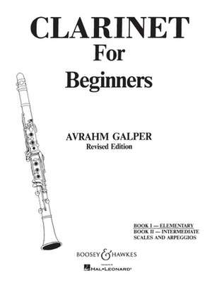 Clarinet for Beginners de Avrahm Galper