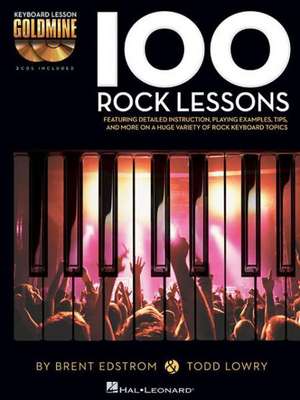 100 Rock Lessons [With 2 CDs] de Brent Edstrom