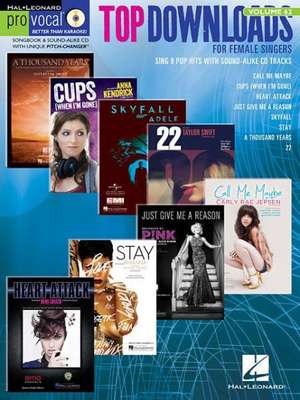 Top Downloads for Female Singers [With CD (Audio)] de Hal Leonard Corp