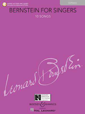 Bernstein for Singers - Soprano: With Piano Accompaniments Online de Leonard Bernstein