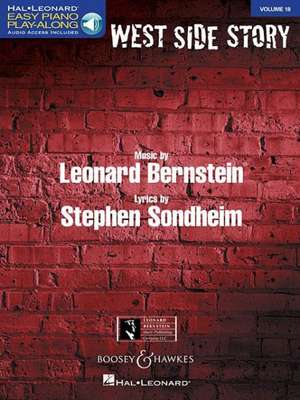 West Side Story - Easy Piano Play-Along Vol. 18 Book/Online Audio de Stephen Sondheim