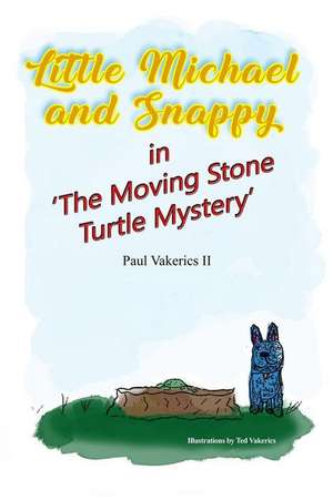 Little Michael and Snappy in 'The Moving Stone Turtle Mystery' de Paul Vakerics II