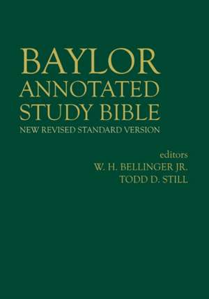 Baylor Annotated Study Bible de W. H. Bellinger