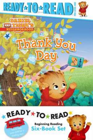 Daniel Tiger Ready-To-Read Value Pack: Thank You Day; Friends Help Each Other; Daniel Plays Ball; Daniel Goes Out for Dinner; Daniel Feels Left Out; D de various