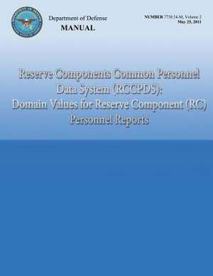 Reserve Components Common Personnel Data System (Rccpds) de Department Of Defense