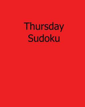 Thursday Sudoku de Eric Bardin