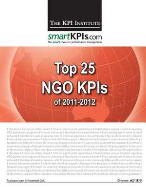 Top 25 Ngo Kpis of 2011-2012 de The Kpi Institute