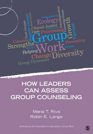 How Leaders Can Assess Group Counseling de Maria T. Riva