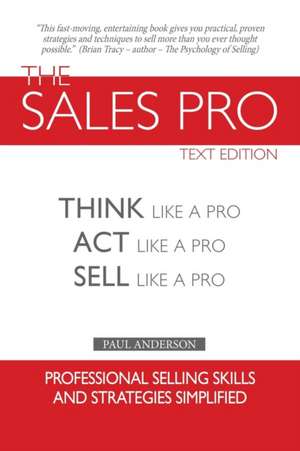 The Sales Pro de Paul Anderson