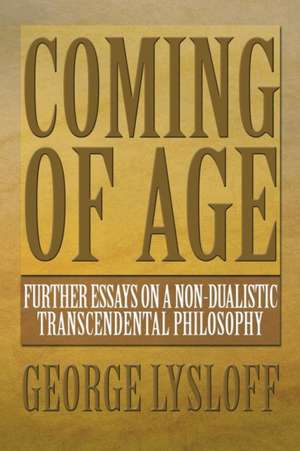 COMING OF AGE de George Lysloff