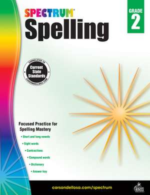 Spectrum Spelling, Grade 2 de Spectrum