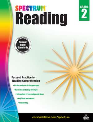 Spectrum Reading Workbook, Grade 2 de Spectrum