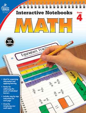 Math, Grade 4 de Carson-Dellosa Publishing