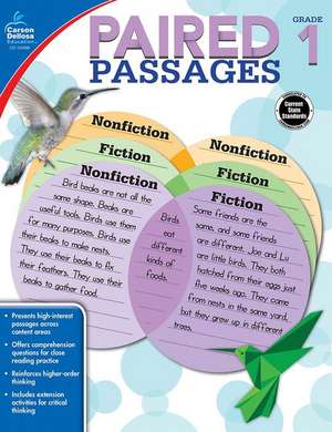 Paired Passages, Grade 1 de Jeanette Ritch