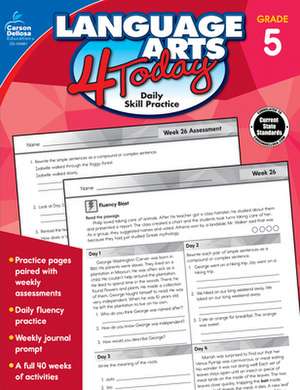 Language Arts 4 Today de Carson Dellosa Education