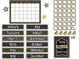 Sparkle + Shine Calendar Bulletin Board Set de Carson-Dellosa Publishing