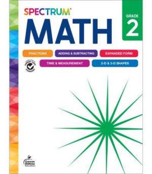 Spectrum Math Workbook, Grade 2 de Spectrum