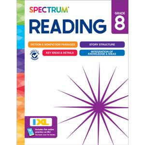 Spectrum Reading Workbook, Grade 8 de Spectrum