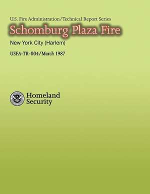 Schomburg Plaza Fire de Department of Homeland Security