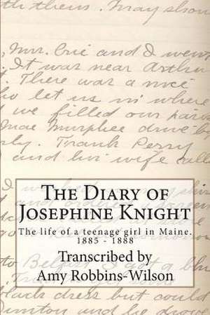 The Diary of Josephine Knight de Amy Robbins-Wilson