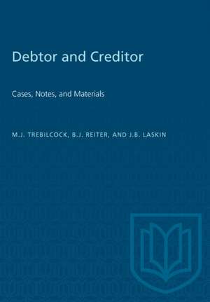 DEBTOR CREDITOR CASES NOTES MATERIAP de John B. Laskin